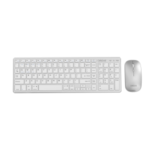 Celebrat White KB-05 4-Device Wireless Keyboard & Mouse
