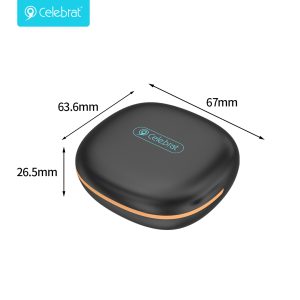  Celebrat MP-02 AI Noise-Canceling Lav Mic Size