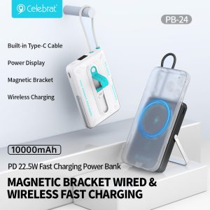 MAGNETIC BRACKET WIRED &WIRELESS FAST CHARGING