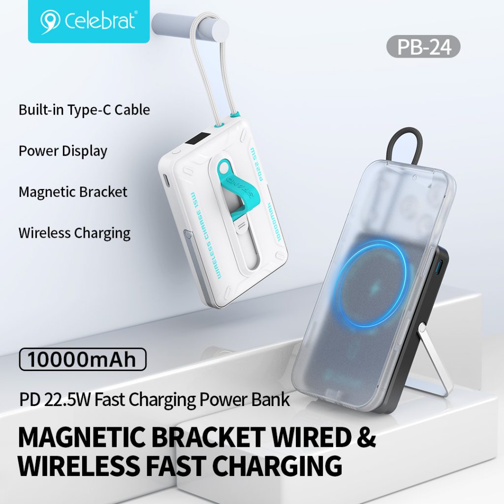 MAGNETIC BRACKET WIRED &WIRELESS FAST CHARGING