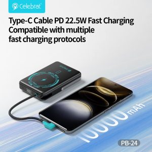 Type-C Cable PD 22.5W Fast Charging Compatible with multiple fast charging protocols