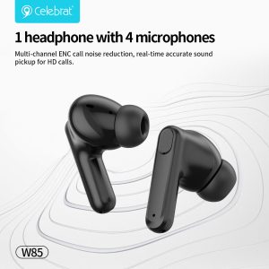 1 headphone with 4 microphones