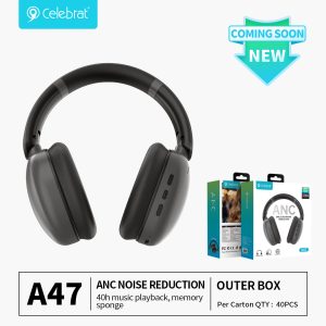 Celebrat A47 40mm Hi-Fi ANC Headphones On-sale