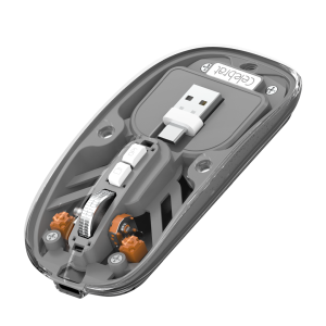 Grey Celebrat MO-04 Wholesaler Silent 4‑DPI Wireless Mouse
