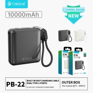 Celebrat Wholesale Only PB-22 Mini Power Bank On-Sale