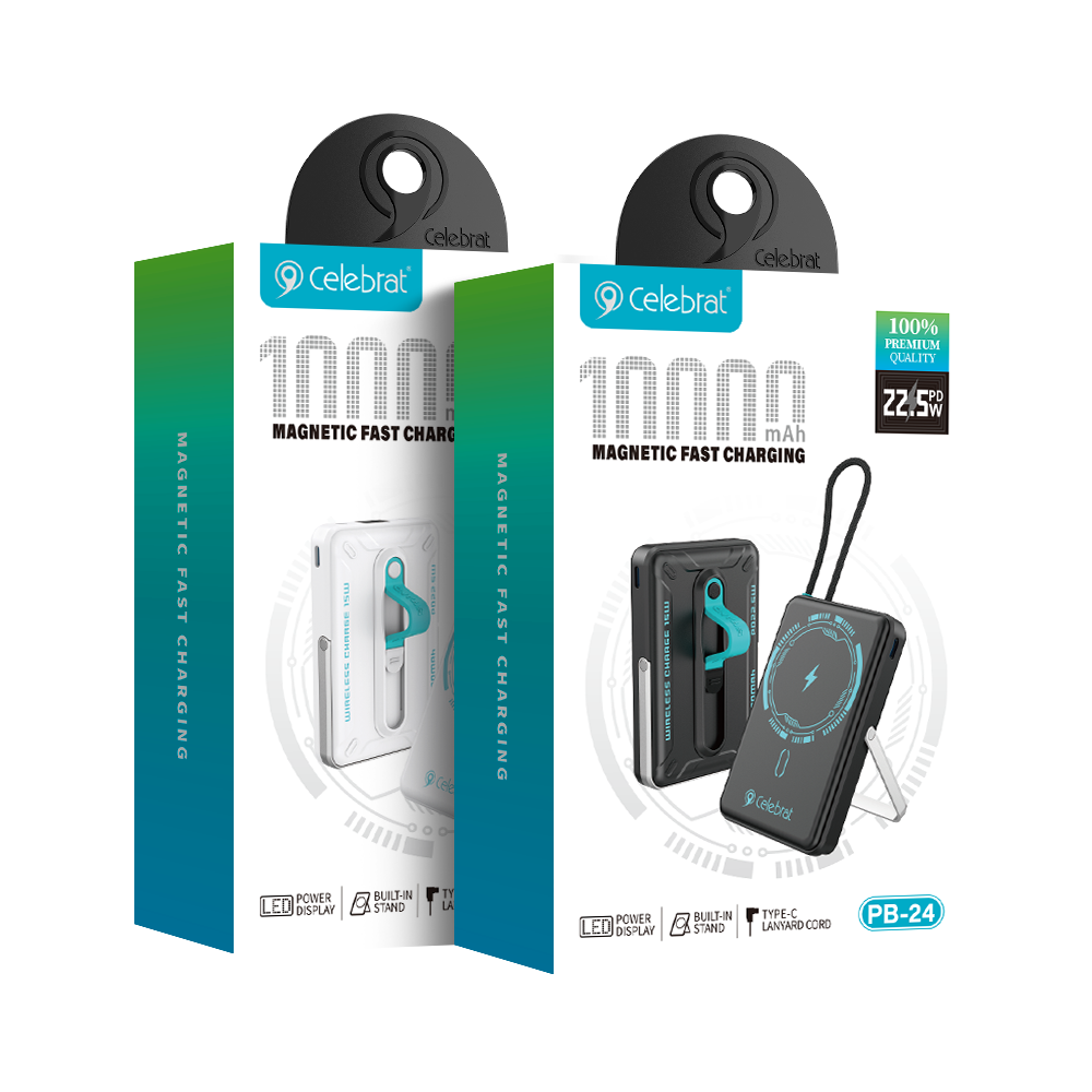 Celebrat PB-24 22.5W MagSafe Power Bank For Wholesale Product Packaging