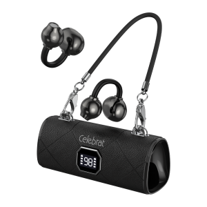Celebrat Wholesale Black W87 Low Leakage Open Ear Clip TWS Earbuds