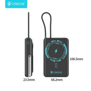 Celebrat PB-24 22.5W MagSafe Power Bank For Wholesale Size