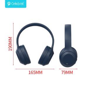 Wholesale Celebrat A46 Bluetooth 5.4 Over-Ear Headphones Product Size