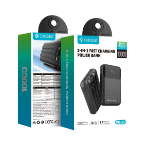 Celebrat PB-25 Power Bank Product Packaging