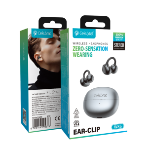 Celebrat W86 Painless Ear Clip TWS Product Packaging