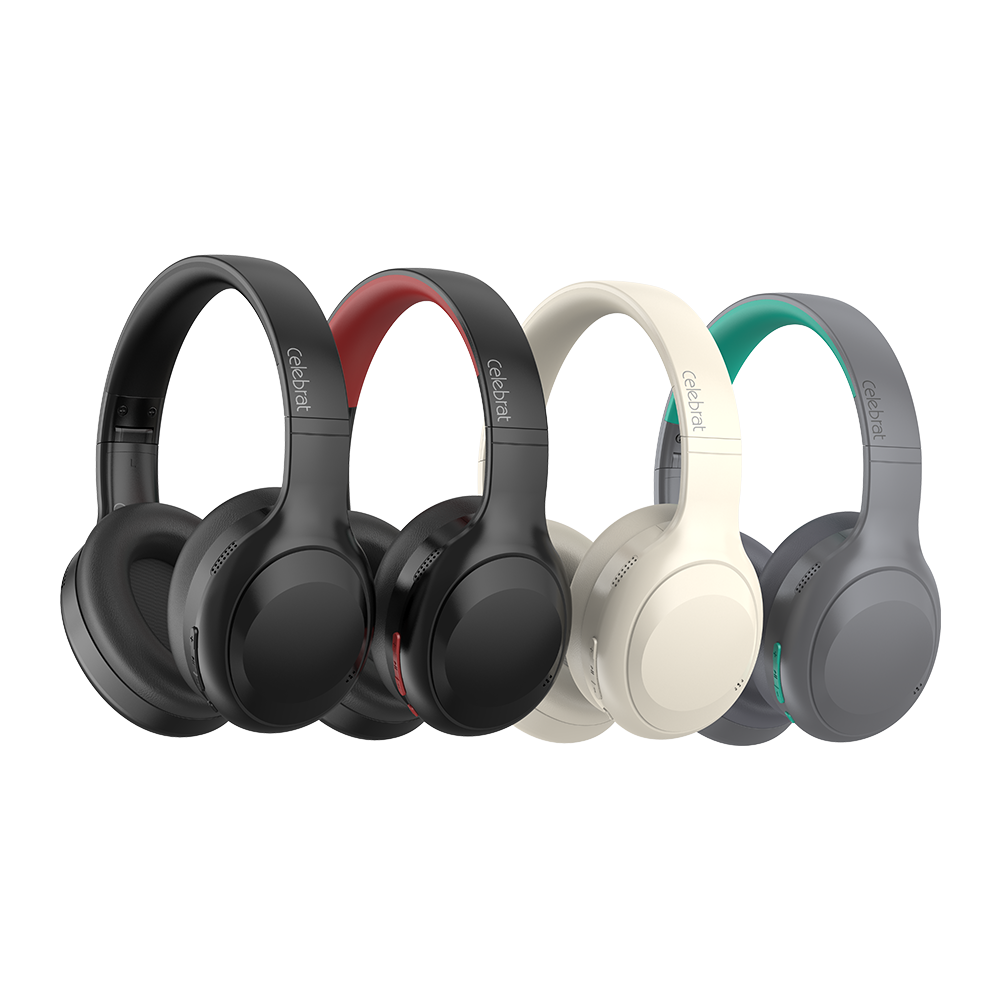 Celebrat A48 Bluetooth 5.4 Headphones – Foldable & Long Battery