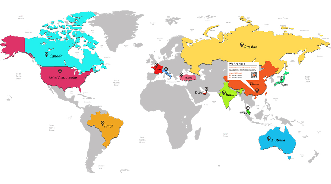 YISON has customers all over the world.
