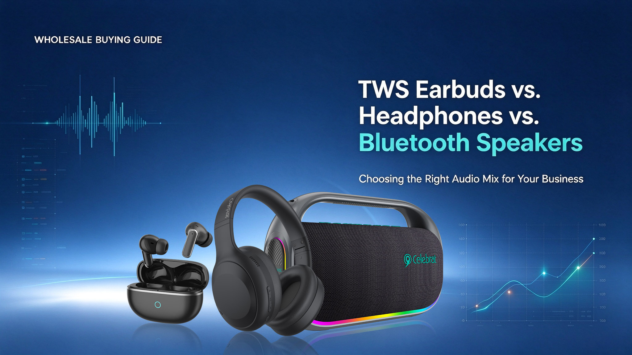TWS Earbuds vs. Headphones vs. Bluetooth Speakers: A Wholesale Buying Guide for Distributors and Retailers